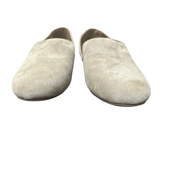 Birdies Starling Latte Suede Womens Loafers Flats Tan Soft Leather Classic Size - Picture 4 of 10